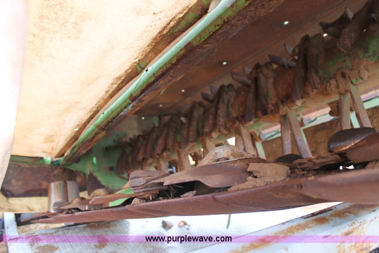 image for item H1630 (2) 2005 Krone disc mower windrowers with shop built trailer