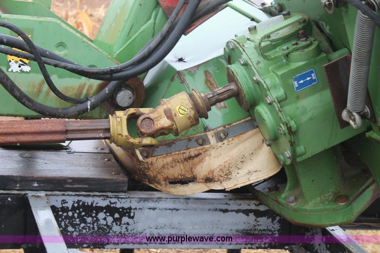 image for item H1630 (2) 2005 Krone disc mower windrowers with shop built trailer