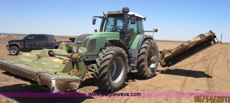 image for item H1630 (2) 2005 Krone disc mower windrowers with shop built trailer