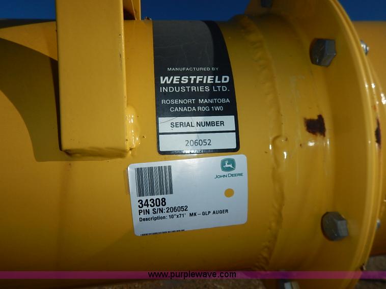 image for item I5120 Westfield MK100-71 grain auger