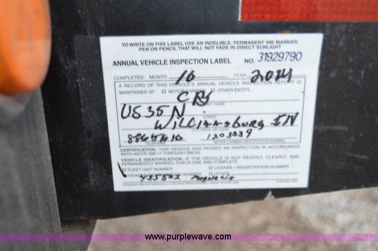 image for item I6865 2013 Magnolia M-3 tender trailer