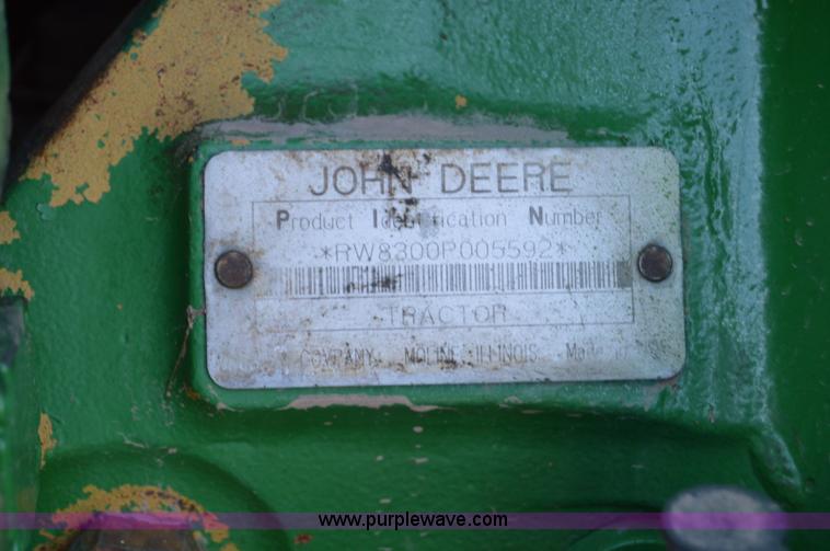 image for item I6866 1996 John Deere 8300 MFWD tractor