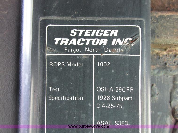 image for item I8789 1980 Steiger Panther III PTA325 4WD tractor