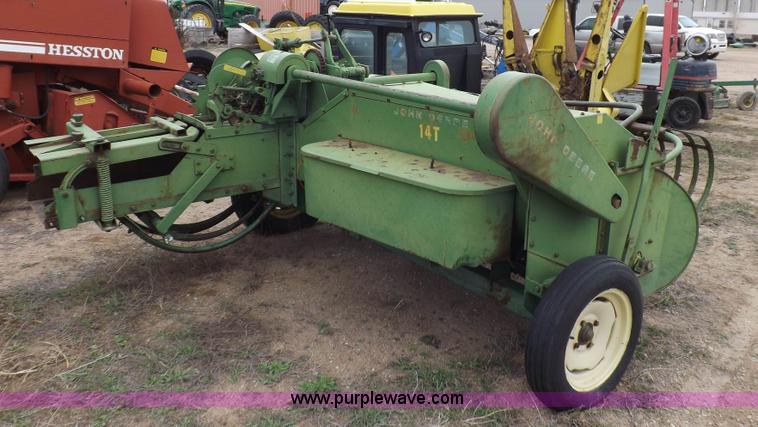 image for item K3156 John Deere 14T small square baler