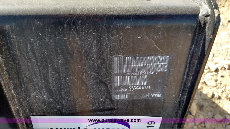 image for item L6519 John Deere Worksite Pro U66 skid steer bucket