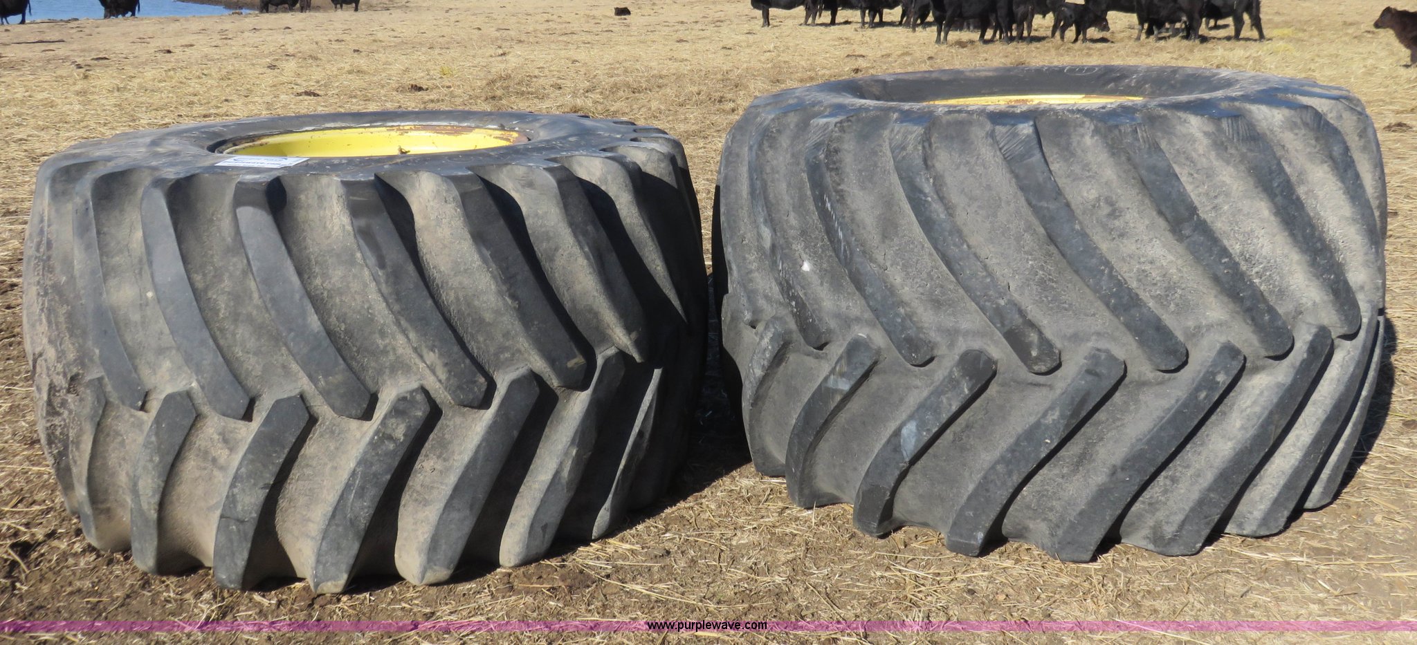 (2) John Deere floater tires in Holton, KS Item K7039 sold Purple Wave