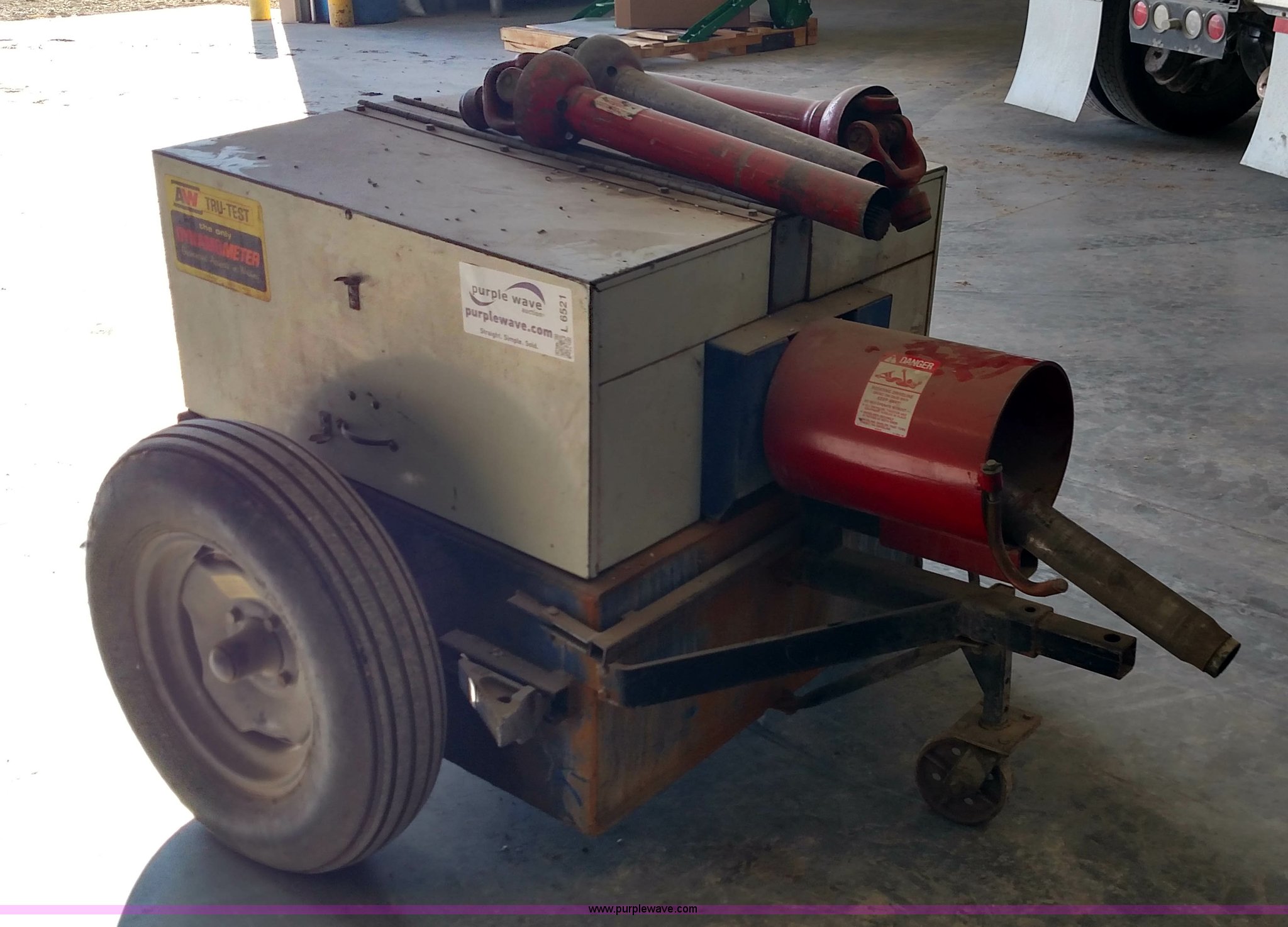 A&W TruTest tractor dynamometer in Abilene, KS Item L6521 sold