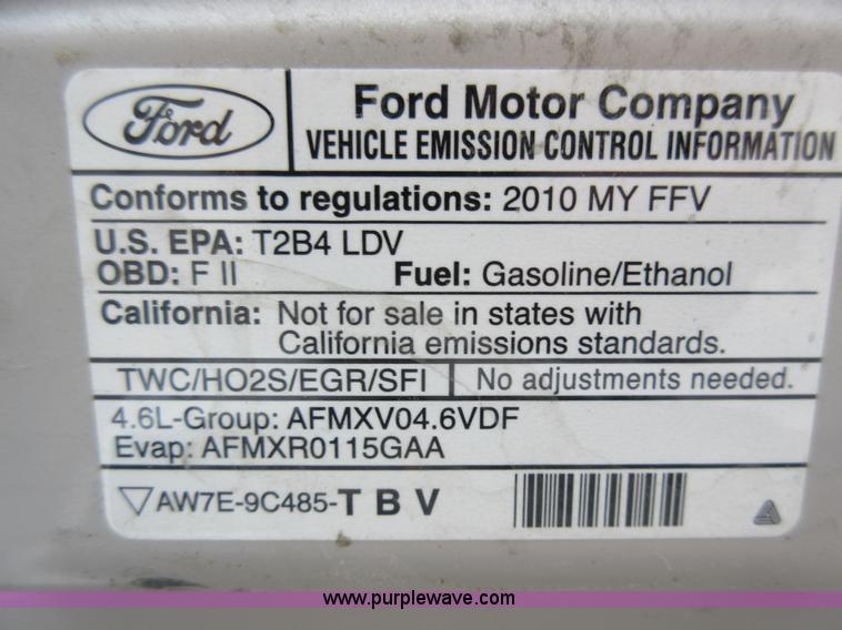 image for item AV9933 2010 Ford Crown Victoria Police Interceptor