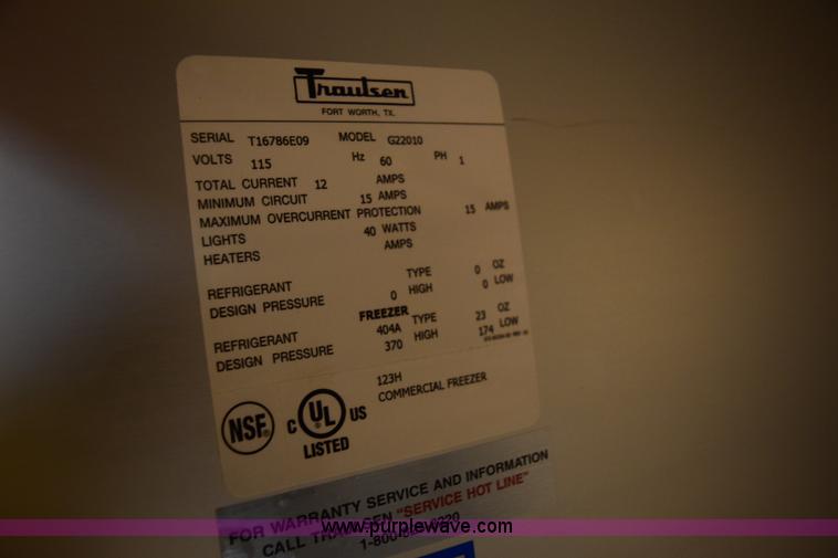 image for item BB9567 Traulsen commercial freezer