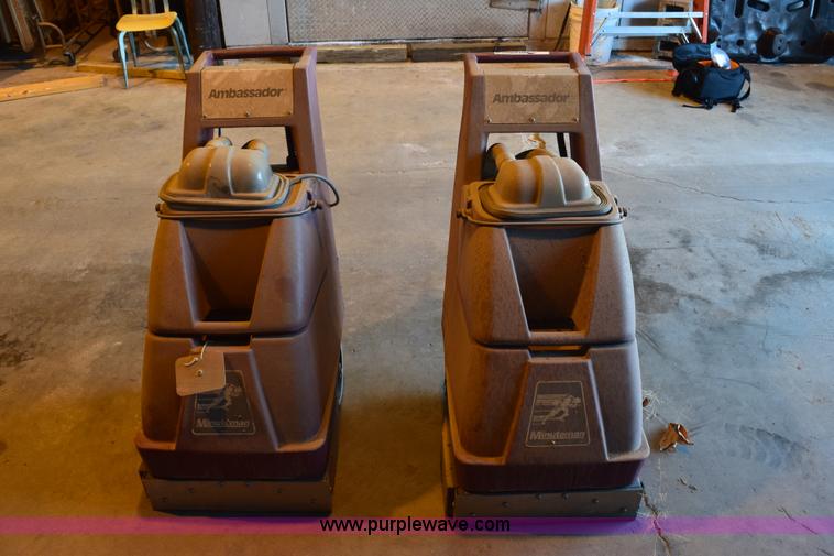 image for item BB9576 (2) Minuteman Ambassador carpet extractors