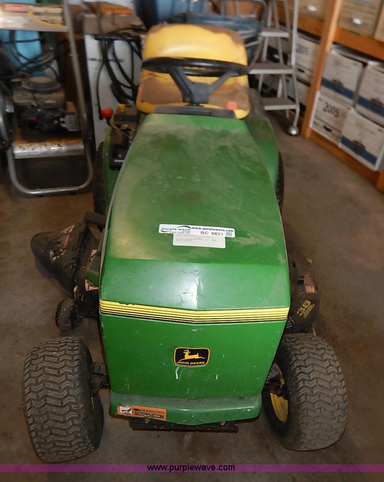 image for item BC9821 John Deere STX38 lawn mower