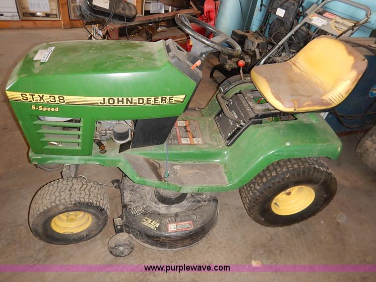 image for item BC9821 John Deere STX38 lawn mower