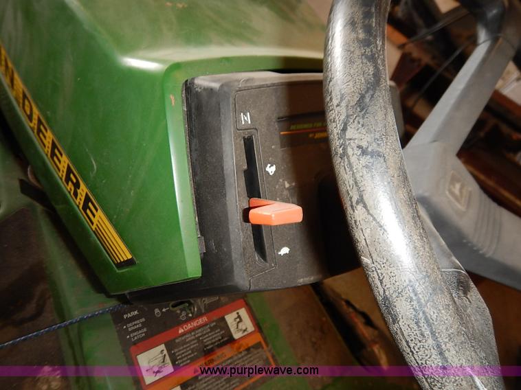 image for item BC9821 John Deere STX38 lawn mower