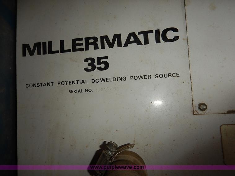 image for item BC9825 Millermatic 35 arc welder