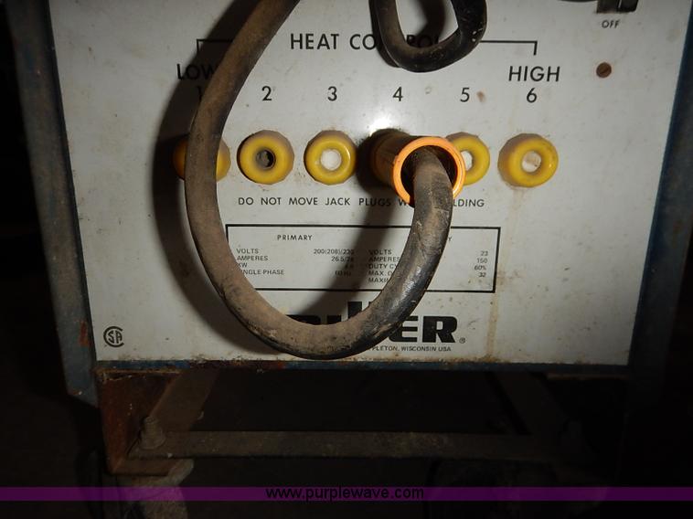 image for item BC9825 Millermatic 35 arc welder