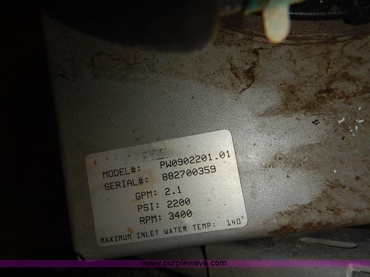 image for item BC9826 (2) pressure washers