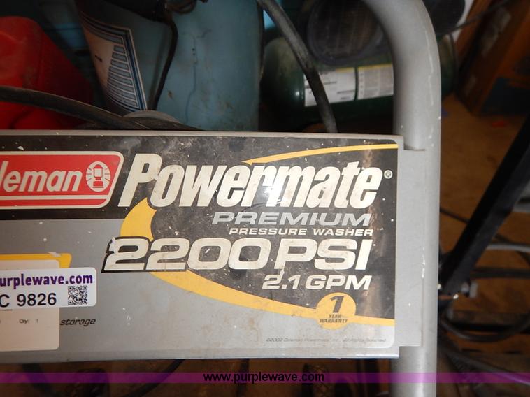 image for item BC9826 (2) pressure washers