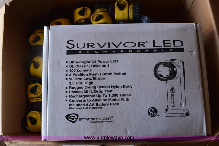 image for item BP9951 (26) Streamlight Survivor rechargeable flashlights
