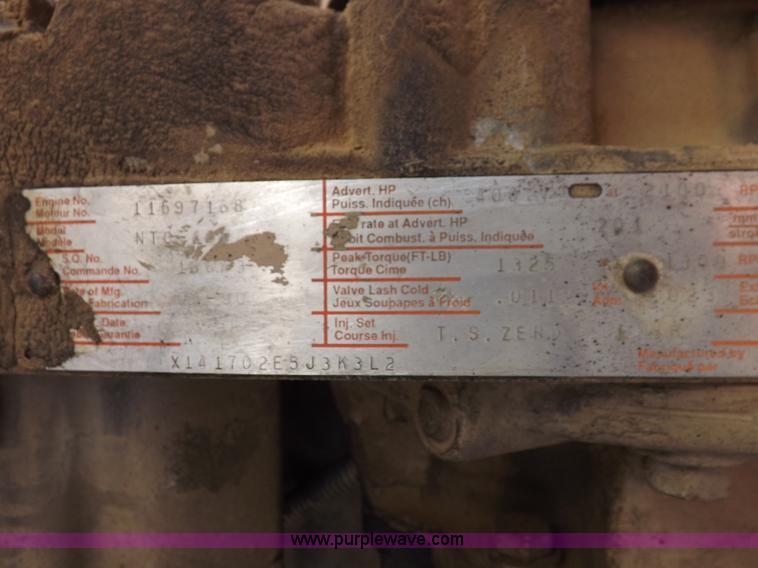 image for item K3064 Cummins NTC 14.0L six cylinder turbo diesel engine