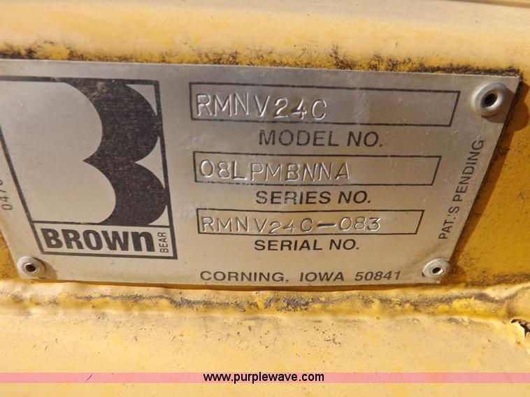 image for item K3175 Brown Bear skid steer composting aerator