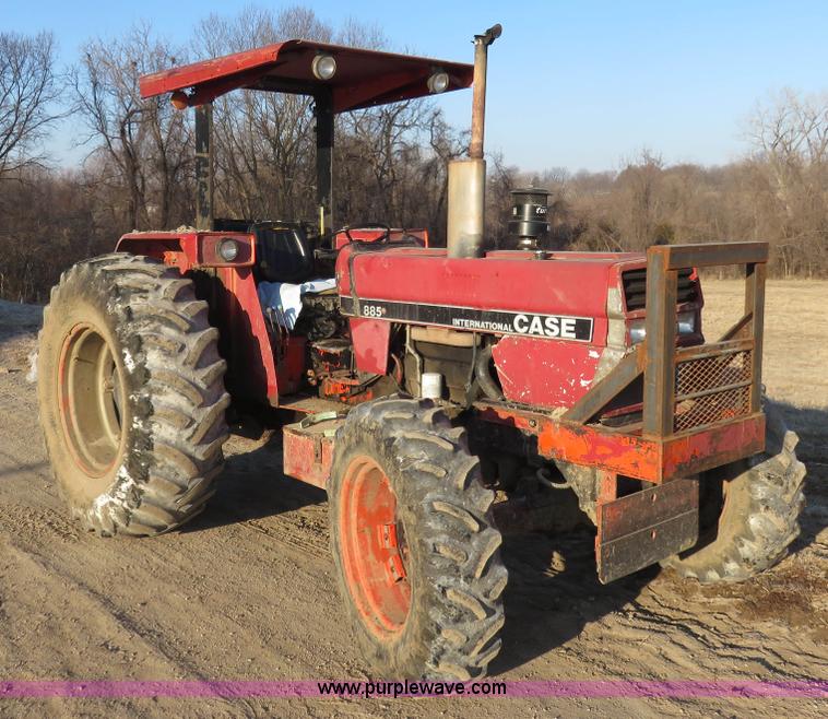 image for item K7077 1988 Case IH 885 MFWD tractor