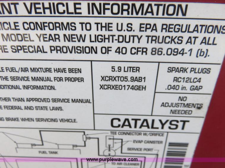 image for item K7193 1999 Dodge Ram Wagon B3500 Maxi van