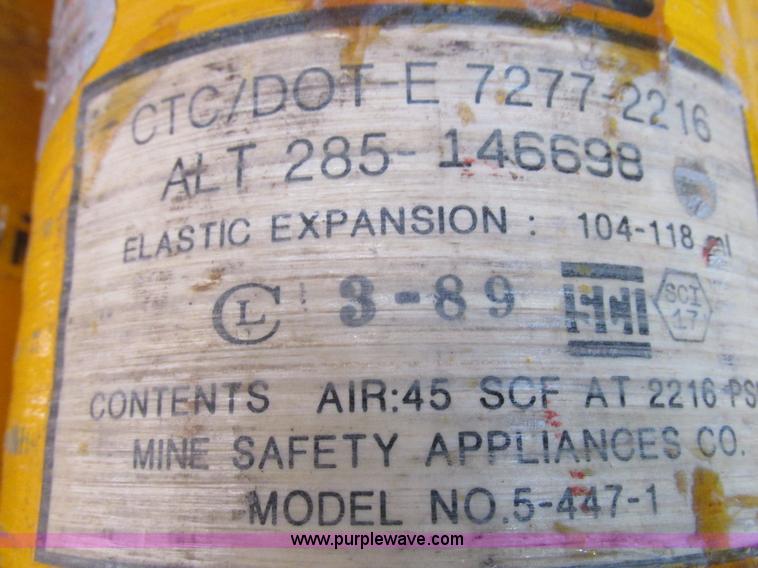 image for item Z9625 Self-contained breathing apparatus