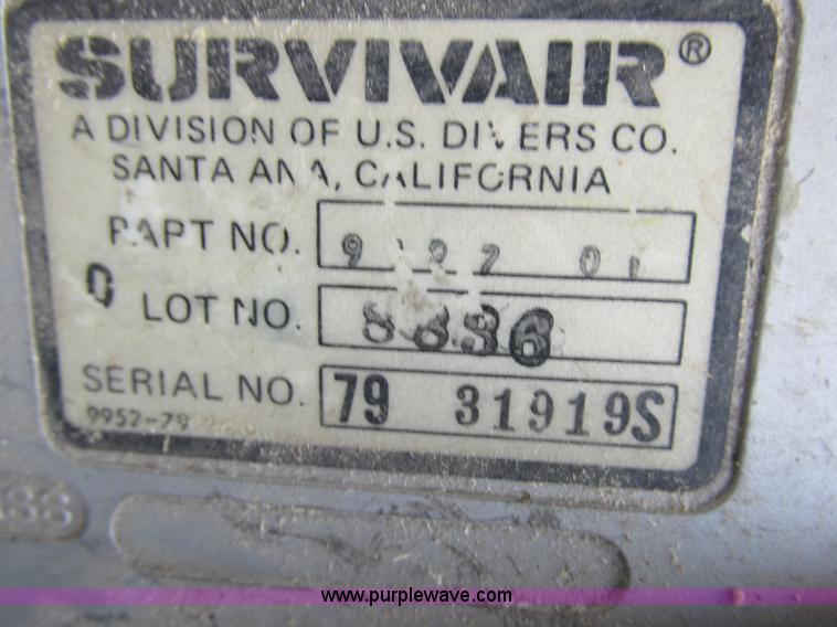 image for item Z9625 Self-contained breathing apparatus