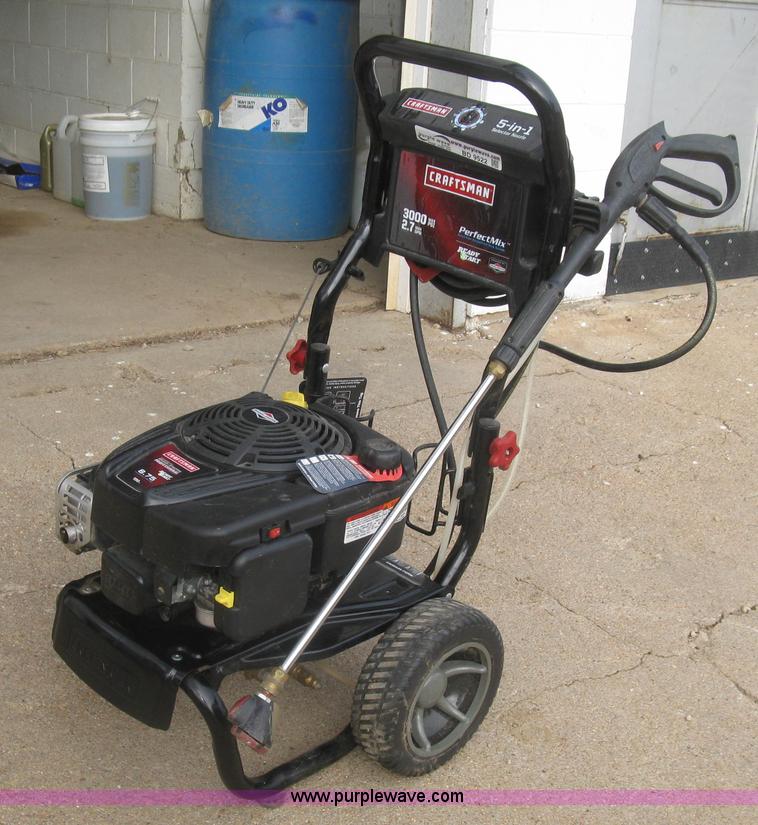 Craftsman high pressure washer in Lyons, KS Item BD9522 sold Purple
