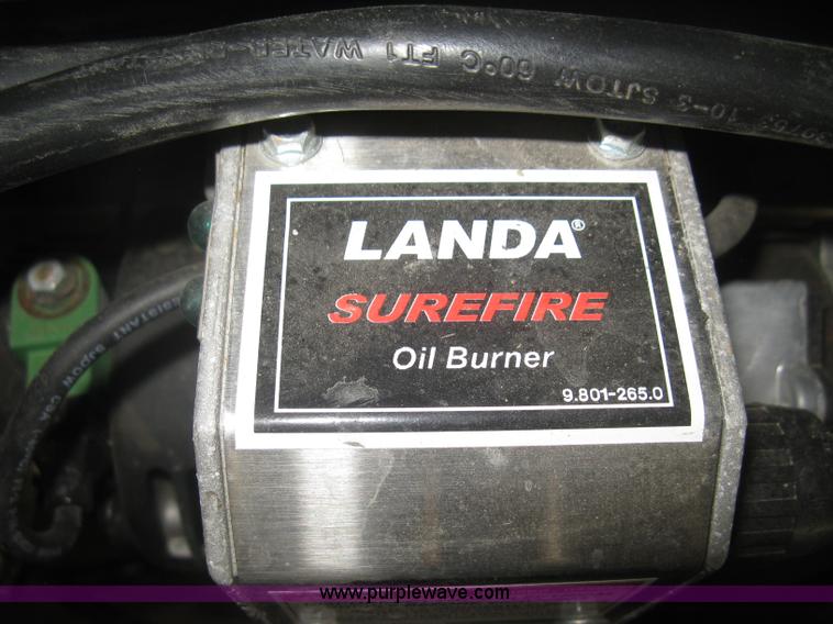 image for item BD9587 2012 Landa PHW hot high pressure washer