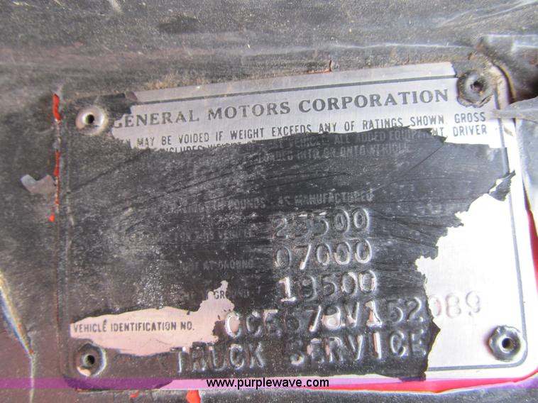 image for item F8952 1978 Chevrolet C60 grain truck