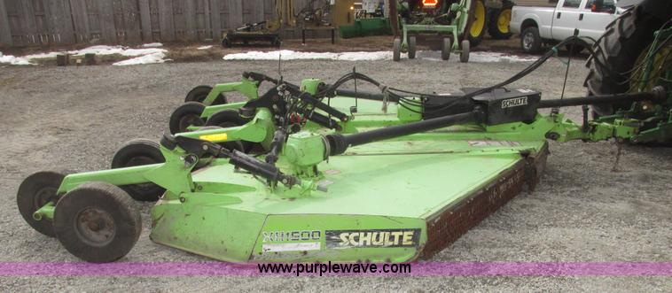 image for item G9774 2009 Schulte XH1500 Series 3 batwing rotary mower