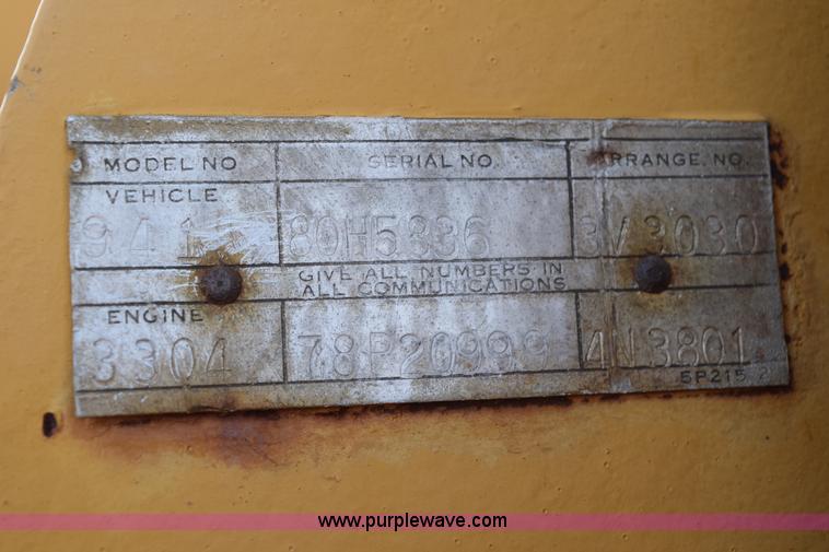 image for item I8512 1976 Caterpillar 941B track loader