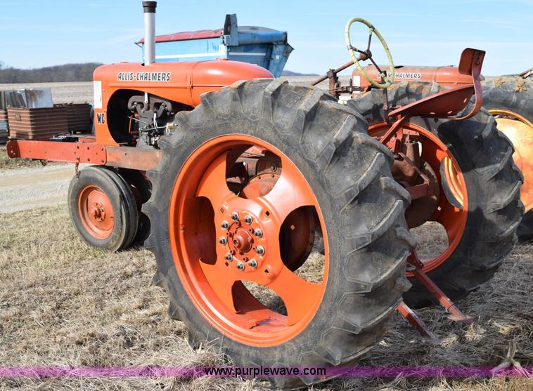 image for item I8513 Allis Chalmers WC antique pull tractor