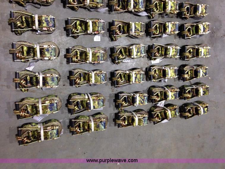 image for item K2507 (50) 2" 27' J-hook ratchet strap