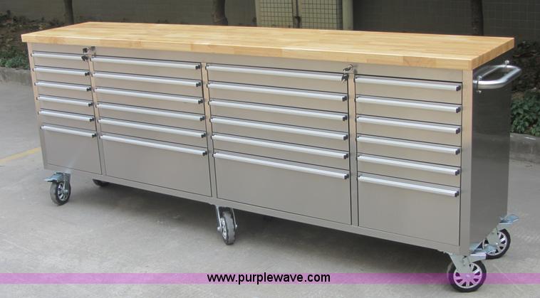 image for item K2519 Siebel 24 96" stainless steel work bench