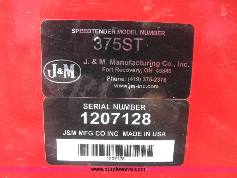 image for item K2792 2013 J&M 375ST SpeedTender trailer