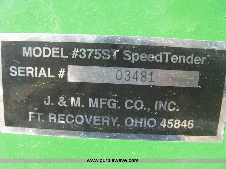 image for item K2793 2011 J&M 375ST Speed Tender trailer