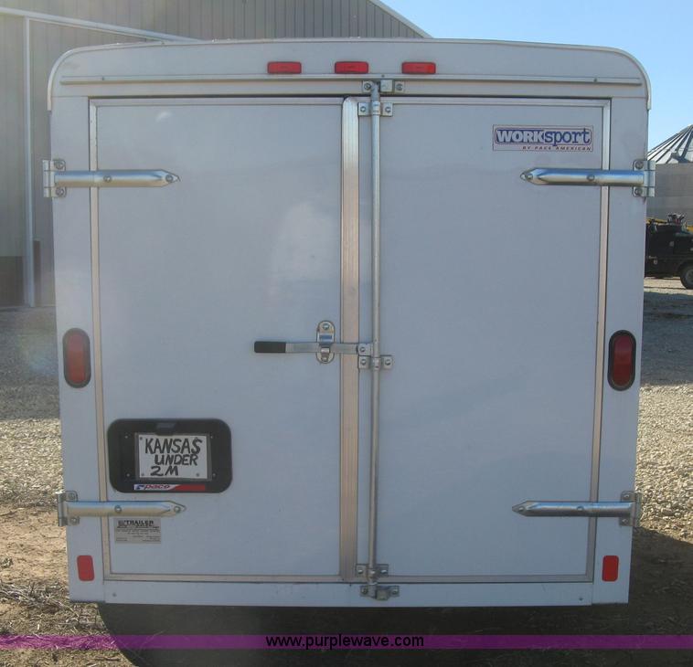 image for item K2796 2010 Pace work/sport cargo trailer