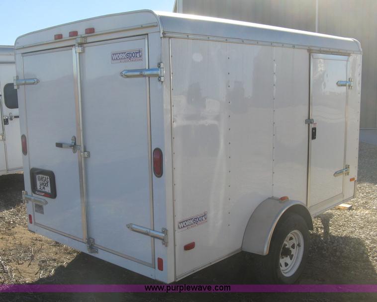 2010 Pace work/sport cargo trailer in Lyons, KS Item K2796 sold Purple Wave
