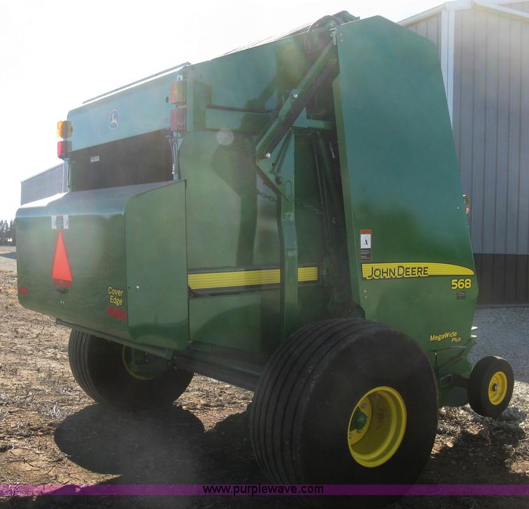 image for item K2798 2012 John Deere 568 round baler