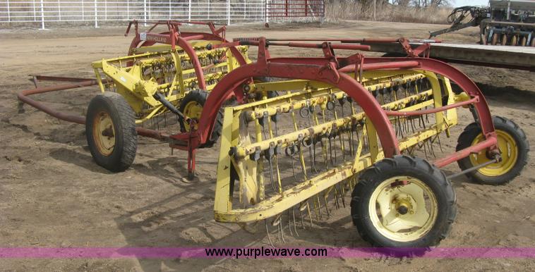 image for item K2910 New Holland hay rakes with tandem hitch