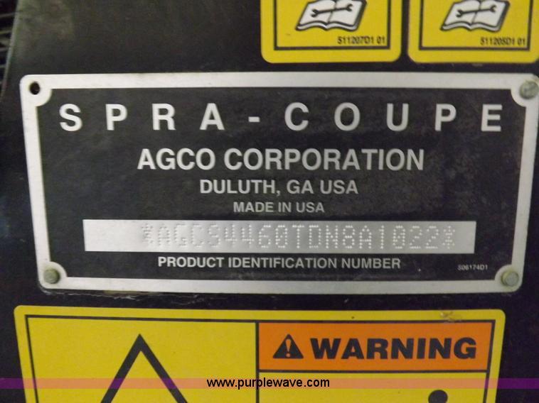 image for item K3199 2013 SpraCoupe 4460 self-propelled sprayer