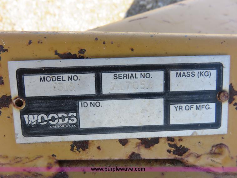 image for item K7173 Woods rotary mower