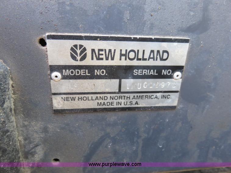 image for item K7186 2004 New Holland LS170 skid steer