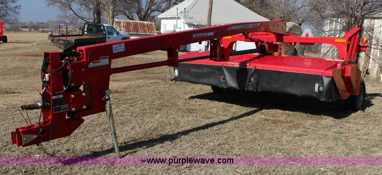 image for item L6607 2010 Massey Ferguson Hesston 1372 12' rotary discbine mower