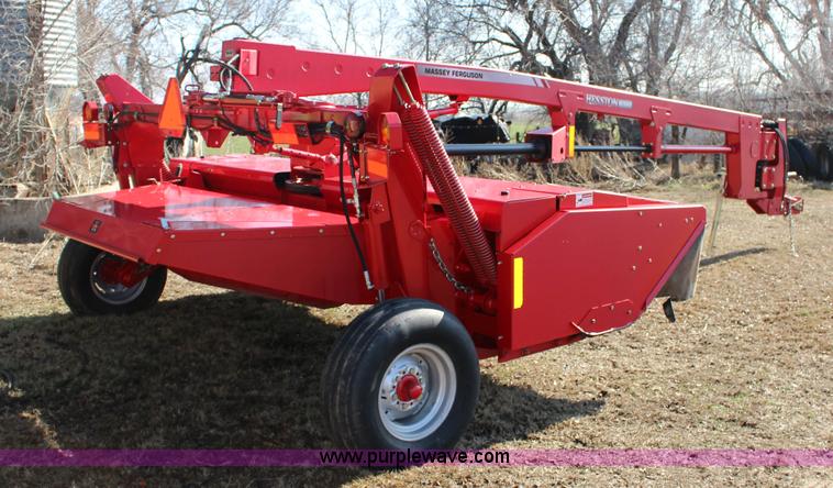 image for item L6607 2010 Massey Ferguson Hesston 1372 12' rotary discbine mower