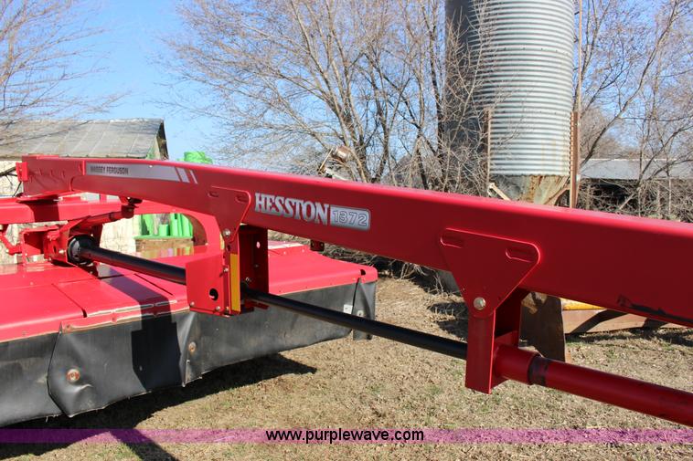 image for item L6607 2010 Massey Ferguson Hesston 1372 12' rotary discbine mower