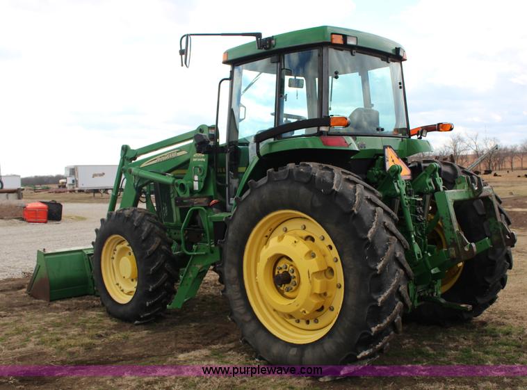 image for item L6635 2001 John Deere 7710 MFWD tractor