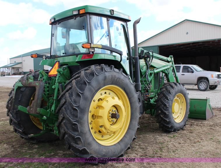 image for item L6635 2001 John Deere 7710 MFWD tractor